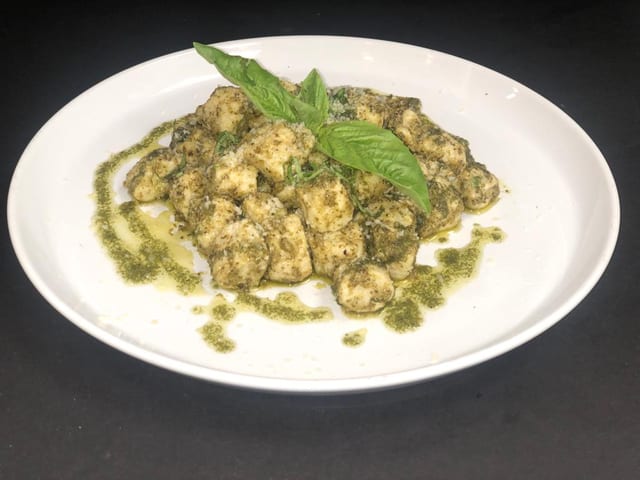 Gnocchi Pesto.