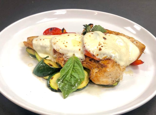 Chicken Caprese.