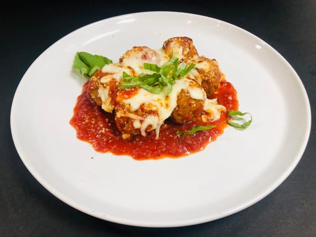 MeatBalls Parmigiana.